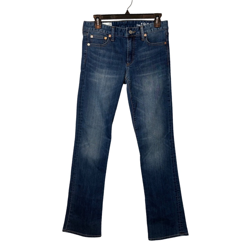 Gap 1969 Perfect Bootcut Jeans Women's Size 26 Regular Medium Wash Mid Rise